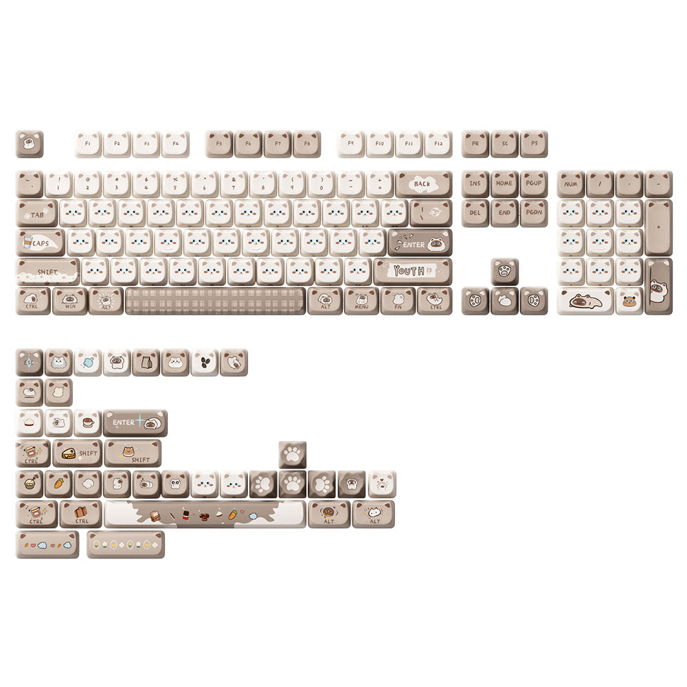 Akko Siamese Cat Keycap Set (142-key)