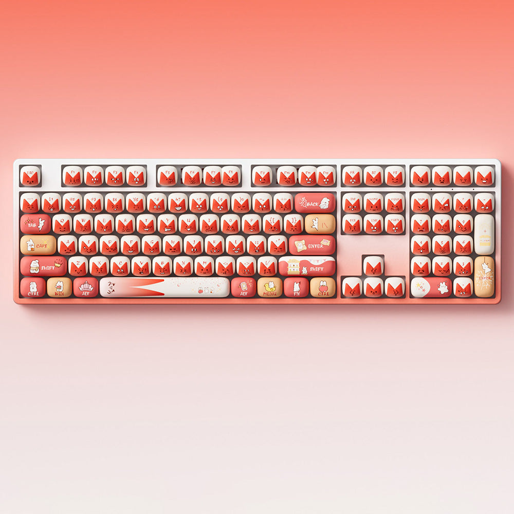 Akko Bunny Apple Keycap Set (137-key)