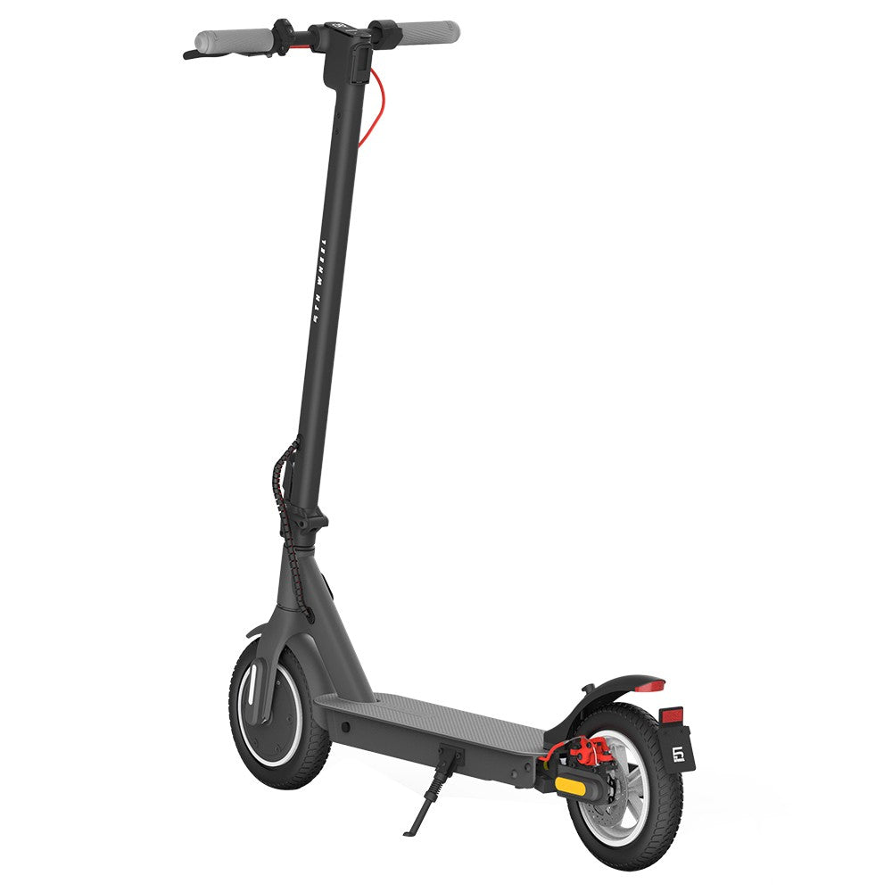 5TH WHEEL V30 Pro Foldable Electric Scooter 10 inch Tire 350W Motor 18 MPH Max Speed 19.9 Miles Range 36V 7.5Ah Battery Dual Braking System, Cruise Control and Handbar Turn Signal