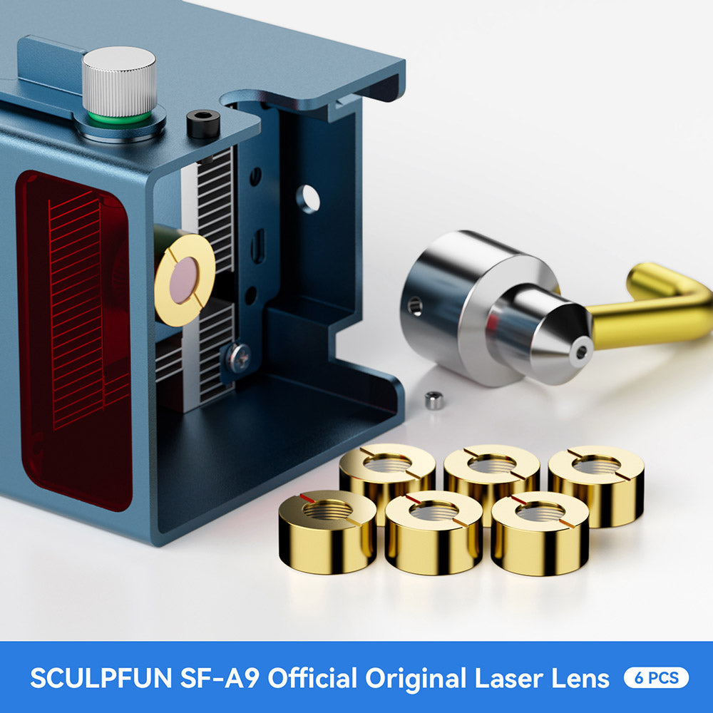 6Pcs SCULPFUN SF-A9 40W Laser Original Lens