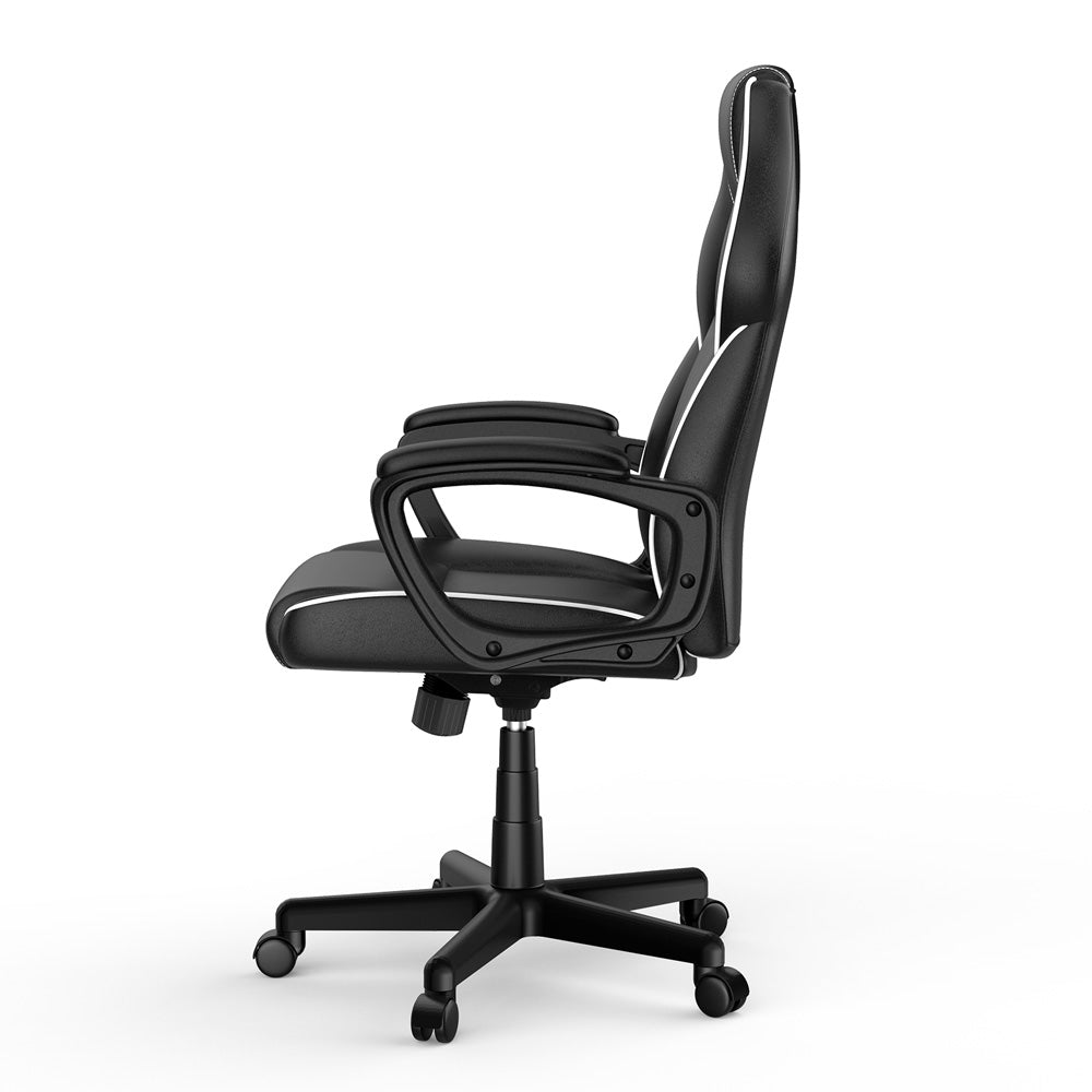 ACGAM CG-4850 Gaming Office Chair Regular Version, Ergonomic Design, Flexible Tilting Tension and Height, Superior PVC Leather, Sleek Padded Armrests, 360° Smooth Swivel
