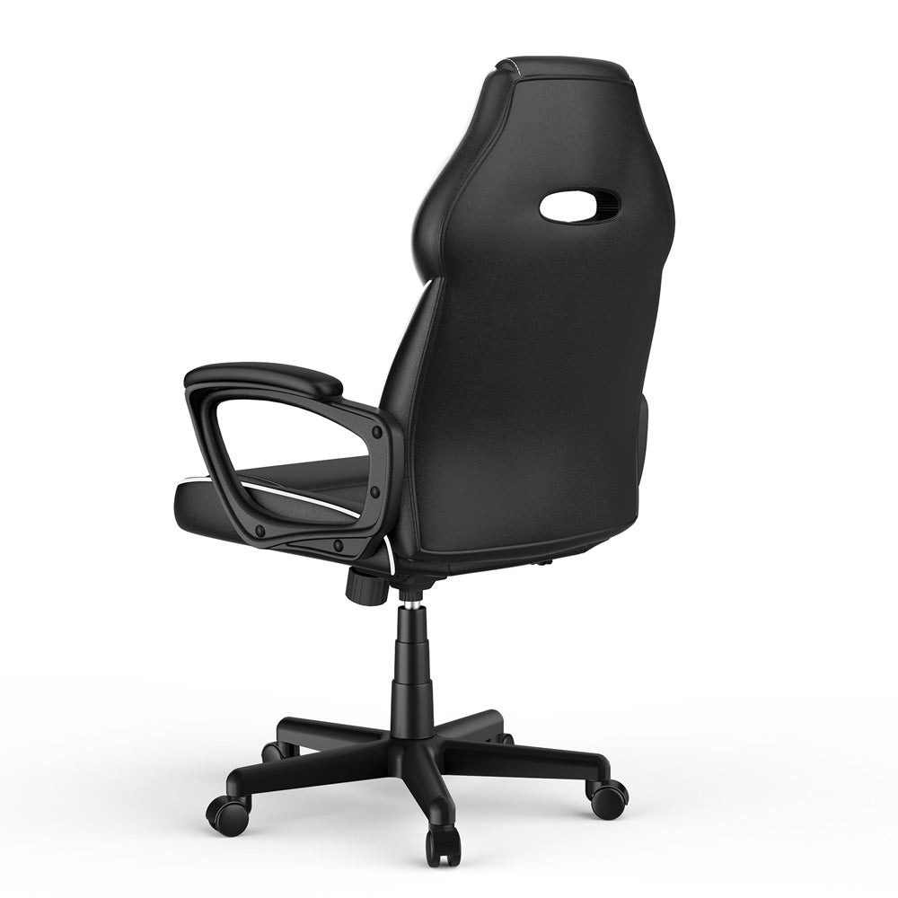 ACGAM CG-4850 Gaming Office Chair Regular Version, Ergonomic Design, Flexible Tilting Tension and Height, Superior PVC Leather, Sleek Padded Armrests, 360° Smooth Swivel