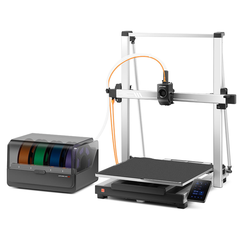 Anycubic Kobra 3 Max Combo, Up to 8-Color Printing, ACE Pro Color Engine, 600mm/s High-Speed Print, Auto-Leveling & Anti-Step Lost, 420*420*500mm