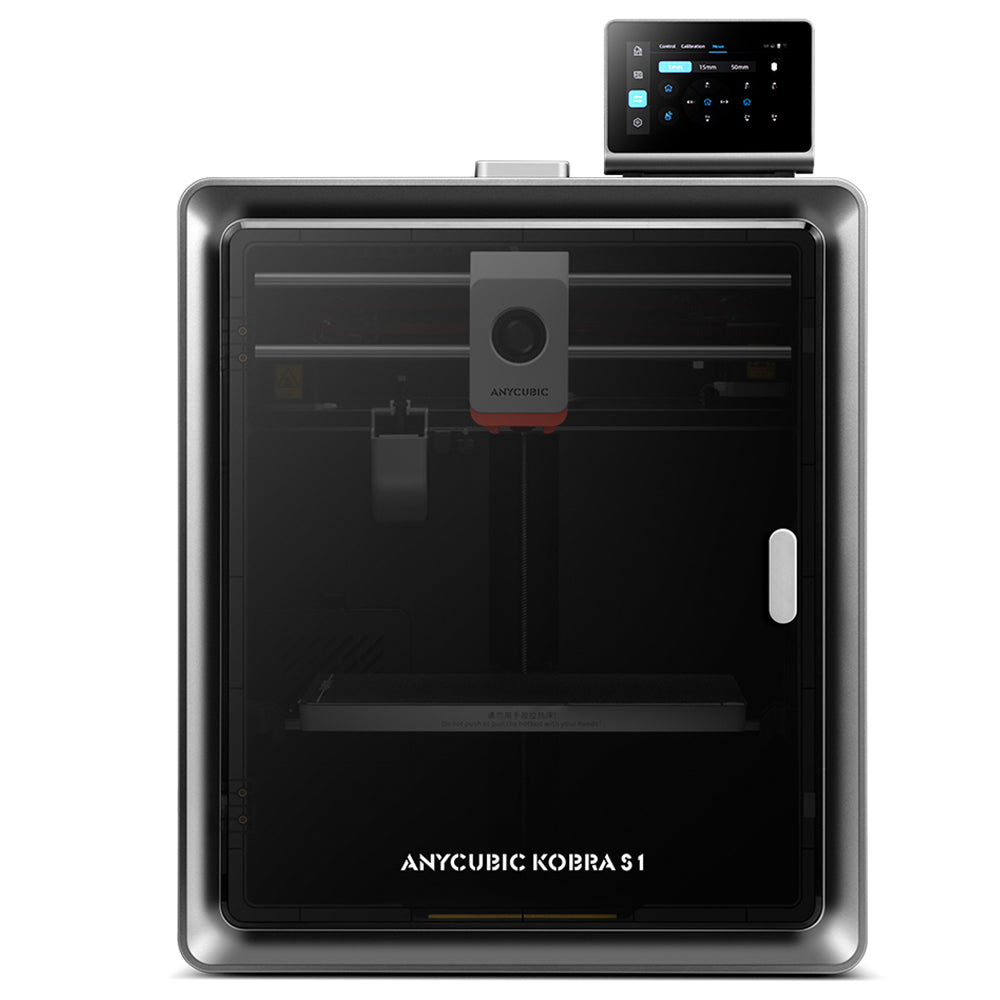 Anycubic Kobra S1 3D Printer, Enclosed CoreXY Construction, 600mm/s Ultra-Fast Print, Support Multi Color Printing with ACE Pro, 320℃ Hotend, 44dB Ultra-Quiet, 250*250*250mm