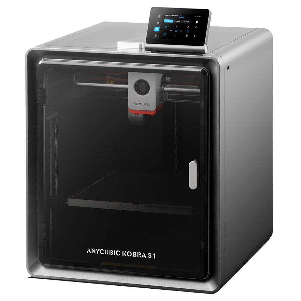 Anycubic Kobra S1 3D Printer, Enclosed CoreXY Construction, 600mm/s Ultra-Fast Print, Support Multi Color Printing with ACE Pro, 320℃ Hotend, 44dB Ultra-Quiet, 250*250*250mm