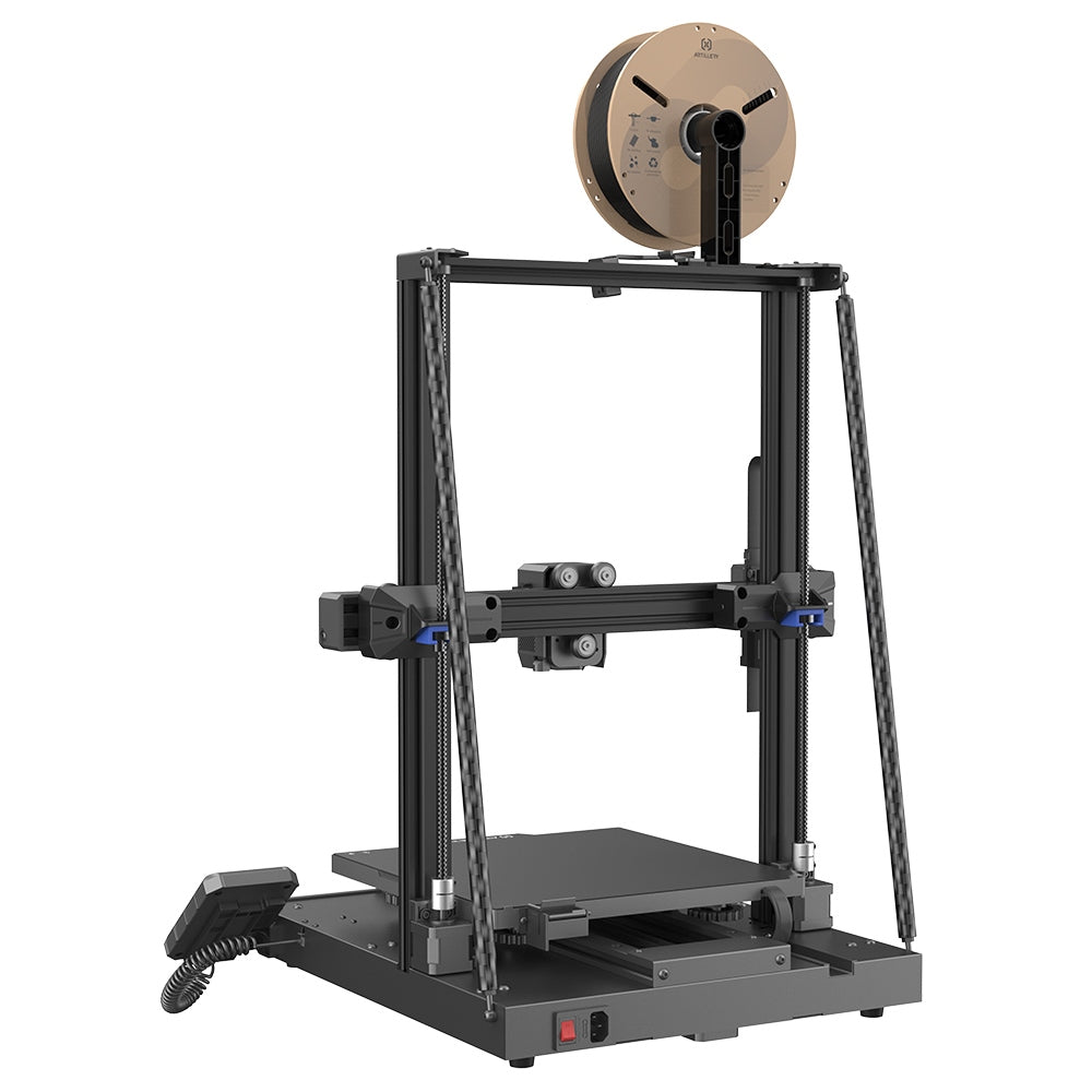 Artillery Sidewinder X3 Plus 3D Printer, Auto-Leveling, 300mm/s Max Printing Speed, Dual-Gear Direct Extruder, Automatic Cleaning Nozzle, STM32-bit Motherboard, Top Lighting, 300x300x400mm