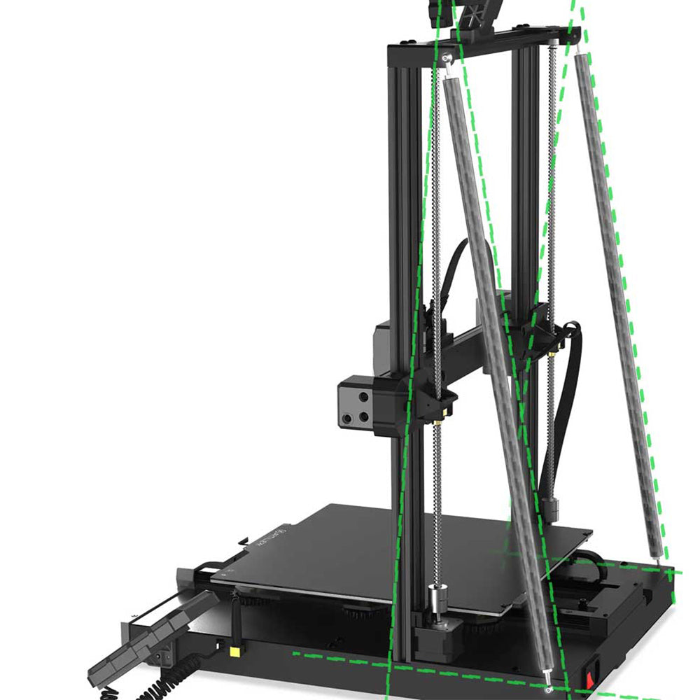 Artillery Sidewinder X4 Plus 3D Printer, 300*300*400mm, 500mm/s Print Speed, XY-Metal Linear Guide Rail, Auto Levelling, 8000 rpm Efficient Cooling Fans