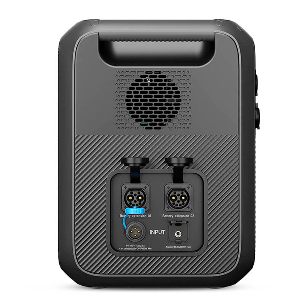 BLUETTI AC200MAX 2200W Portable Power Station, 2048Wh LiFePO4 Battery Solar Generator, with 4 2200W AC Sockets (4800W Peak), Expandable to 8192Wh, Pure Sine Wave, 30A RV Output, Power Storage Emergency Generator for Outdoor, App Control - EU Plug