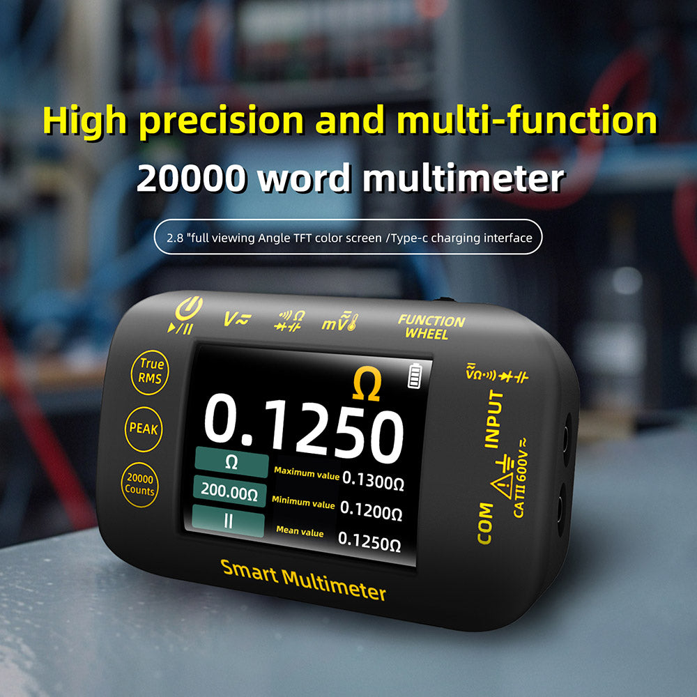 BSIDE S40 Digital Photovoltaic Multimeter, 2.8inch HD Color Screen, High Precision, High Voltage 1000V, Electrical Maintenance