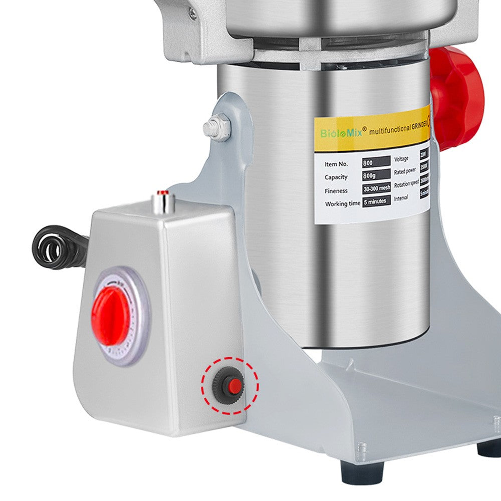 BioloMix Mill Grinder, Swing 800g Grains Grinder, Multifunction Portable Kitchen Grinder for Coffee