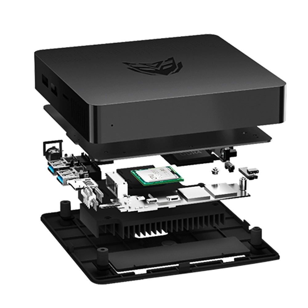 BMAX B1 Pro Mini PC Intel Gemini Lake N4000 Up to 2.6 GHz Windows 11 8GB RAM 128GB SSD 2.4G/5G Dual Band WiFi Bluetooth 4.2 - EU