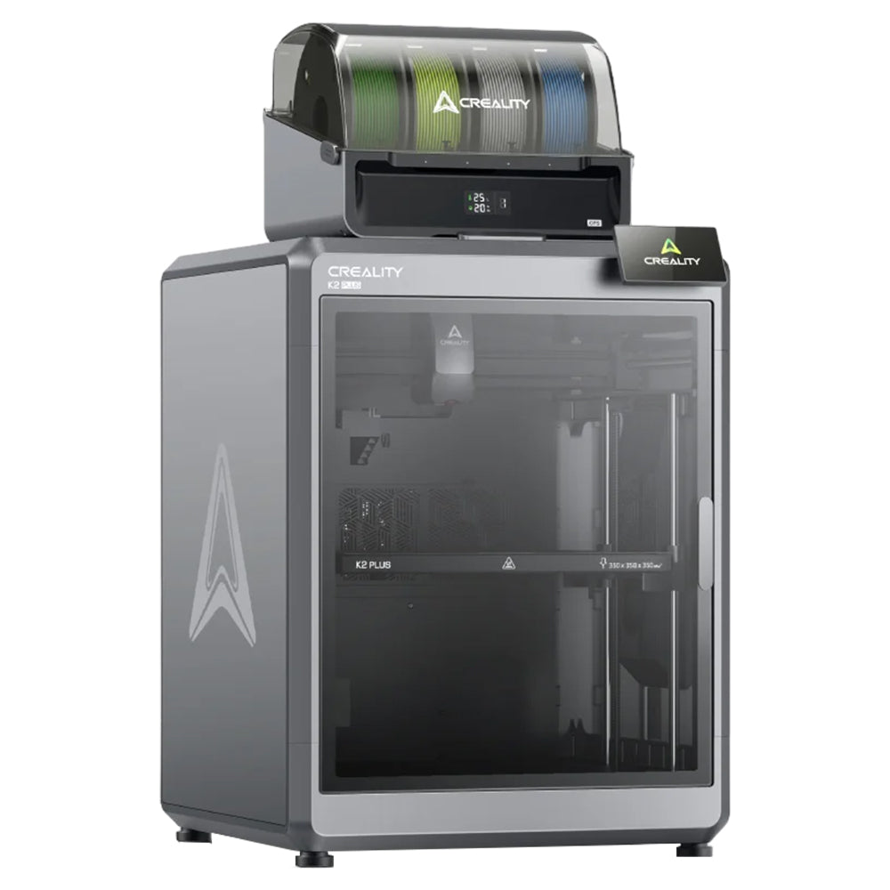 Creality K2 Plus Combo 3D Printer with CFS, 600mm/s, Multi-Color Printing, Apus Extruder, Tilt Detection, FOC Closed-Loop Motors, Active Chamber Heater, 350x350x350mm