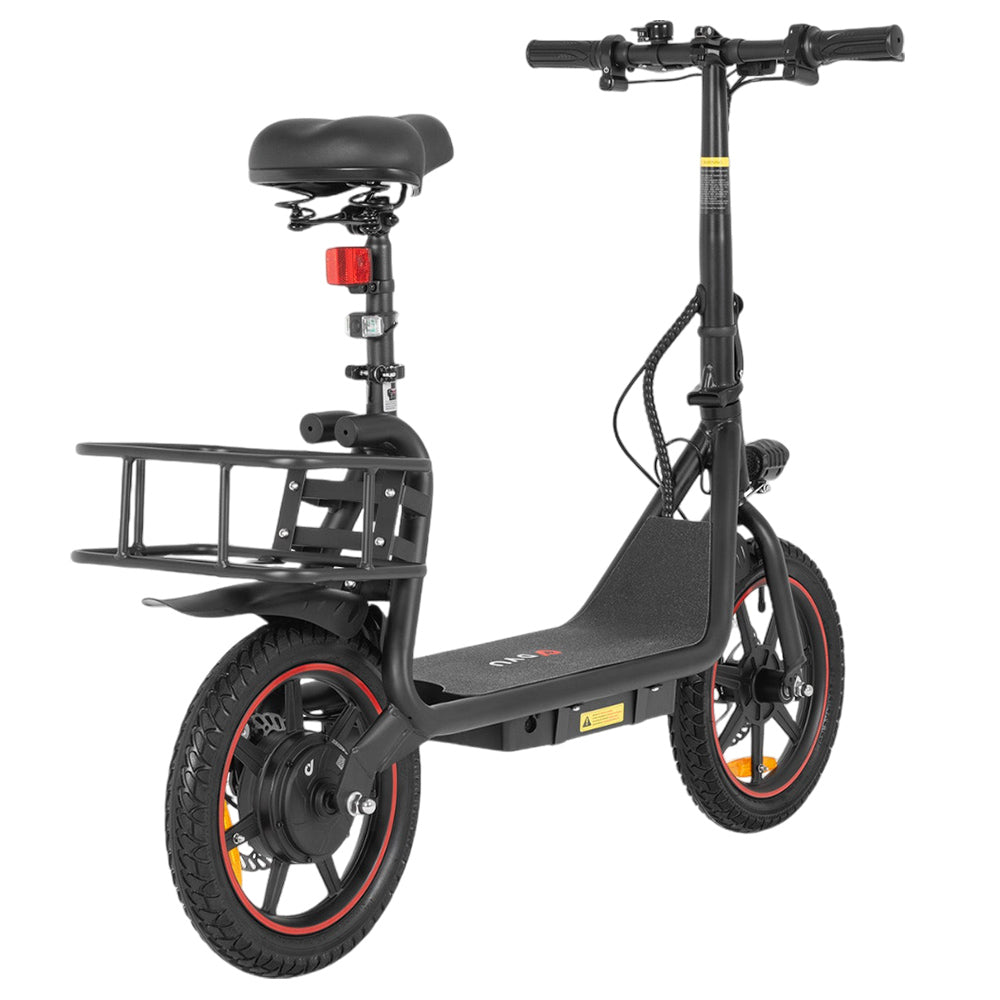 DYU C4 Folding Electric Scooter, 250W Motor, 36V 10AH Battery, 14 Inch Tires, 25km/h Max Speed, 42km Range, Front & Rear Disc Brakes