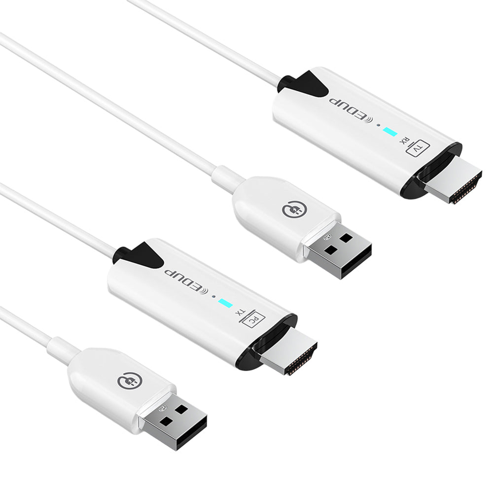 EDUP EH-WD9906 Wireless HDMI Transmitter and Receiver, Plug & Play, Screen Mirror & Extend, 98ft Transmission, 1RX to 8TXs