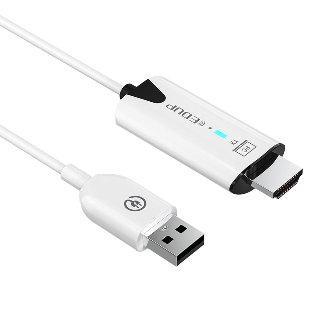 EDUP EH-WD9906 Wireless HDMI Transmitter and Receiver, Plug & Play, Screen Mirror & Extend, 98ft Transmission, 1RX to 8TXs