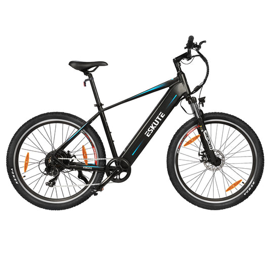 ESKUTE ES-27.5-SD Electric Bike, 250W BAFANG Motor, 36V 14.5Ah Battery, 27.5*2.1" Tires, 25km/h Max Speed, 120km Range, Suspension Fork, SHIMANO 7-speed, LCD Display