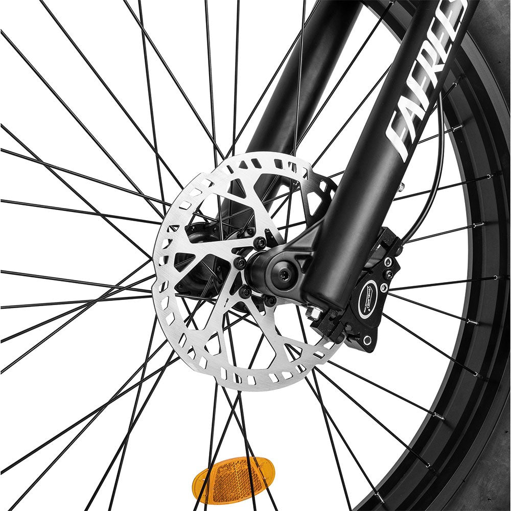 Fafrees F26 Carbon M E-bike 26*4.8 inch Air Tire 1000W Rear Drive 25km/h Max Speed 48V 22.5Ah Battery 120-140km Assist Range
