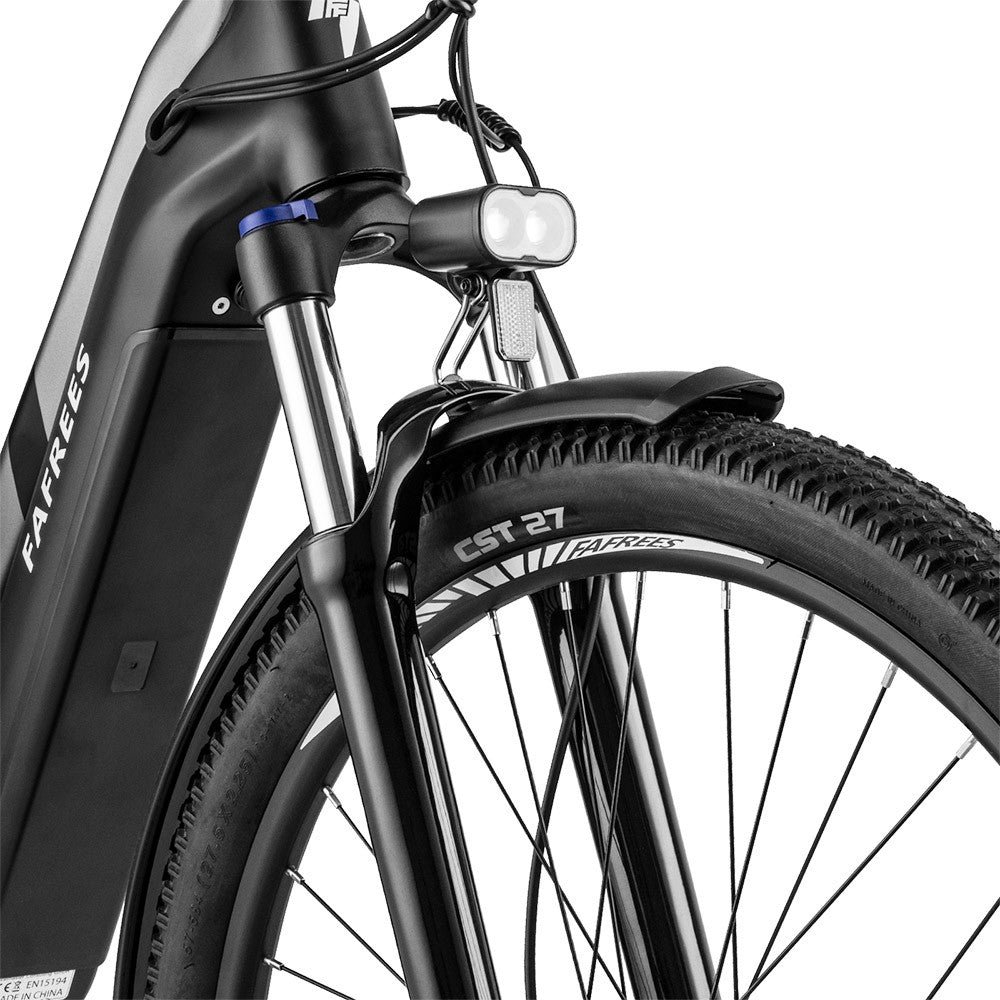 Fafrees FM8 Pro Electric Bike 27.5 inch Air Tires 36V 250W Mid-drive 25km/h Max Speed 14.5Ah Battery 100-120km Range - Black