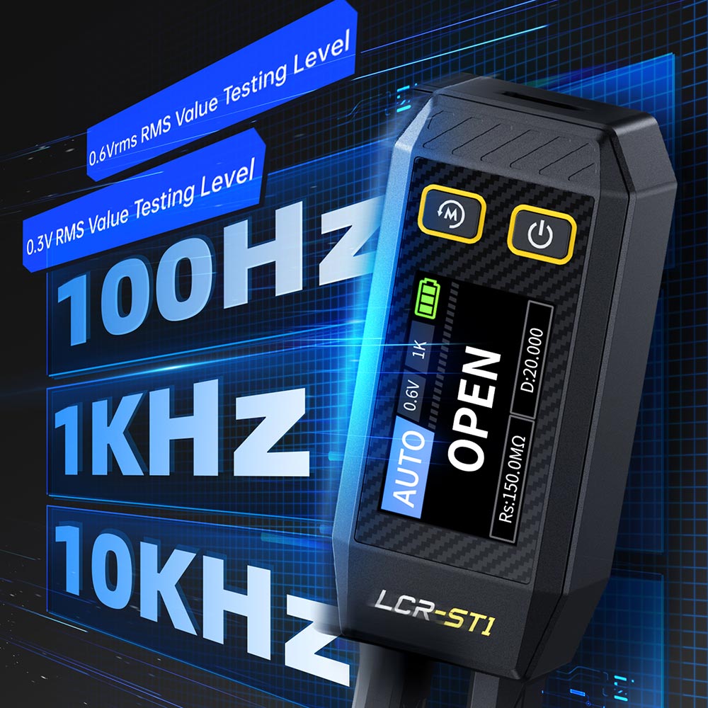 FNIRSI LCR-ST1 Mini Smart Tweezer LCR Meter/ESR Meter