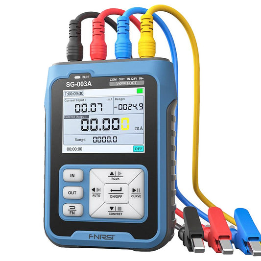 FNIRSI SG-003A Multifunctional Signal Generator, 0-24mA Current, 0-24V Voltage, Adjustable Analog Simulator, Preset Value, Real-Time Curve, Programming Output