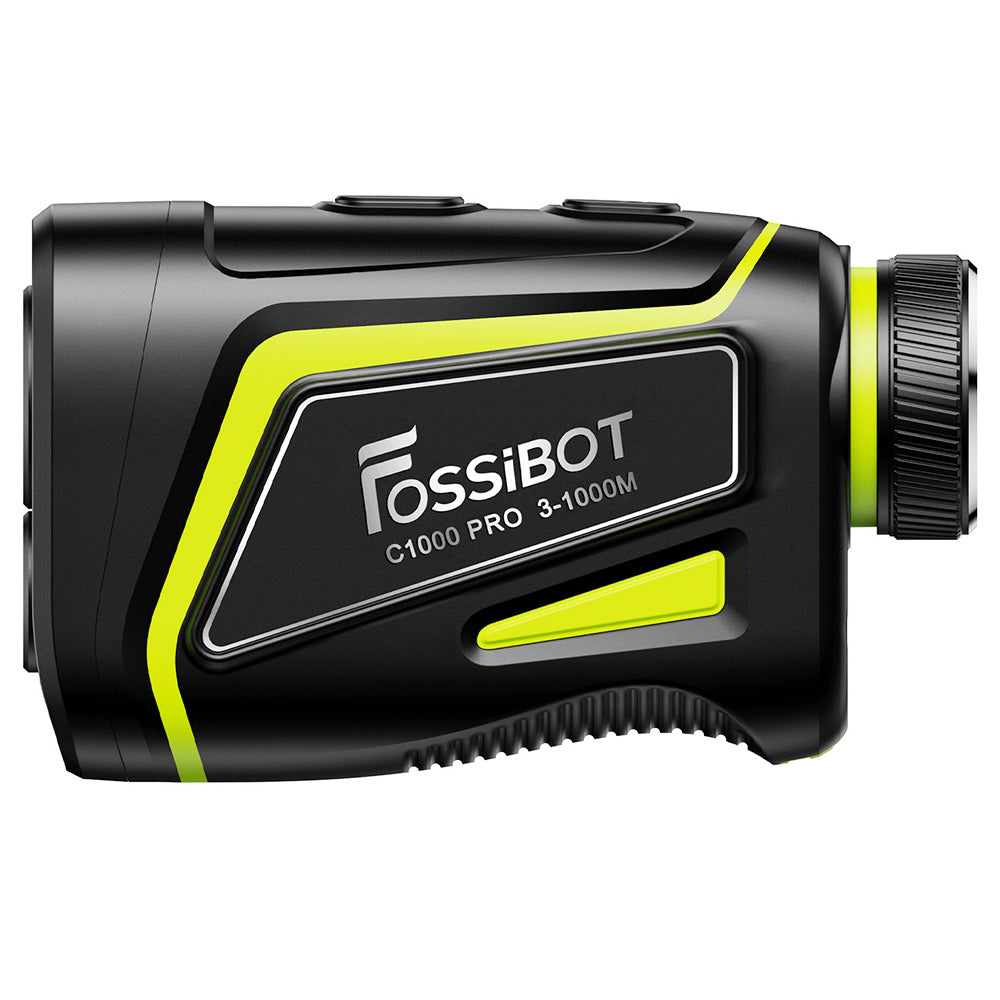 FOSSiBOT C1000 Pro Golf Rangefinder, Green & Red OLED Display, 0.06s Measure Speed, 1000m Measurement Range, 6X Magnification, IP54 Waterproof