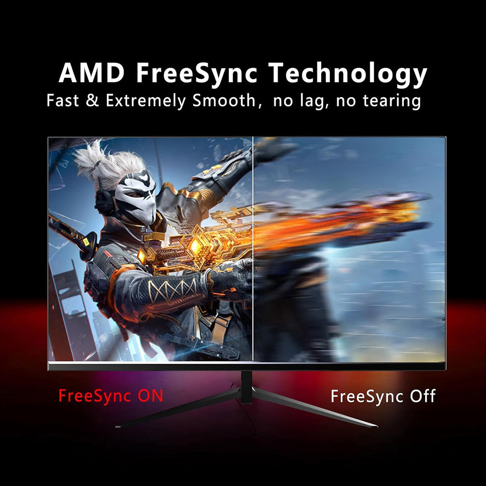 FYHXele FY27QHM2 27-inch Monitor, 2560*1440 QHD 16:9 IPS Screen, 170Hz Refresh Rate, 1ms GTG Response Time, 100% sRGB, 1000:1 Contrast, FreeSync, 1*DP 1.4, 2*HDMI 2.0, 1*USB 2.0, 1*Audio, Tilt Adjustment & VESA Mount