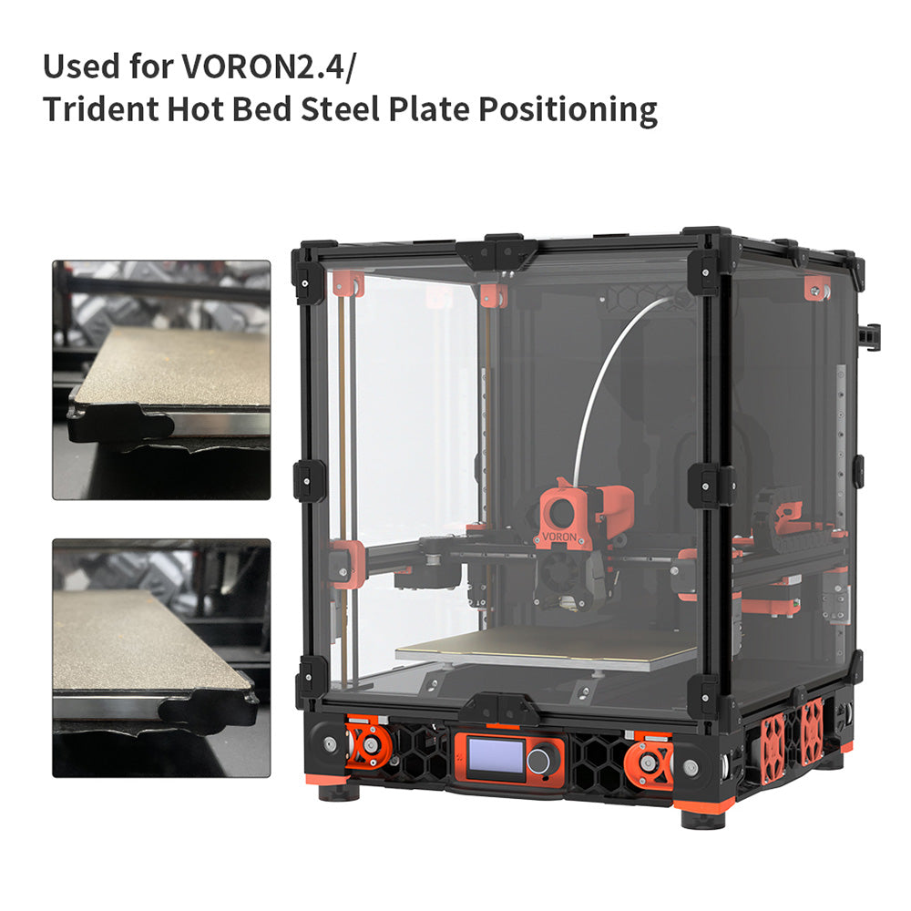 FYSETC 3D Printer Steel Plate Limit Baffle Kit for VORON 2.4 R2/Trident
