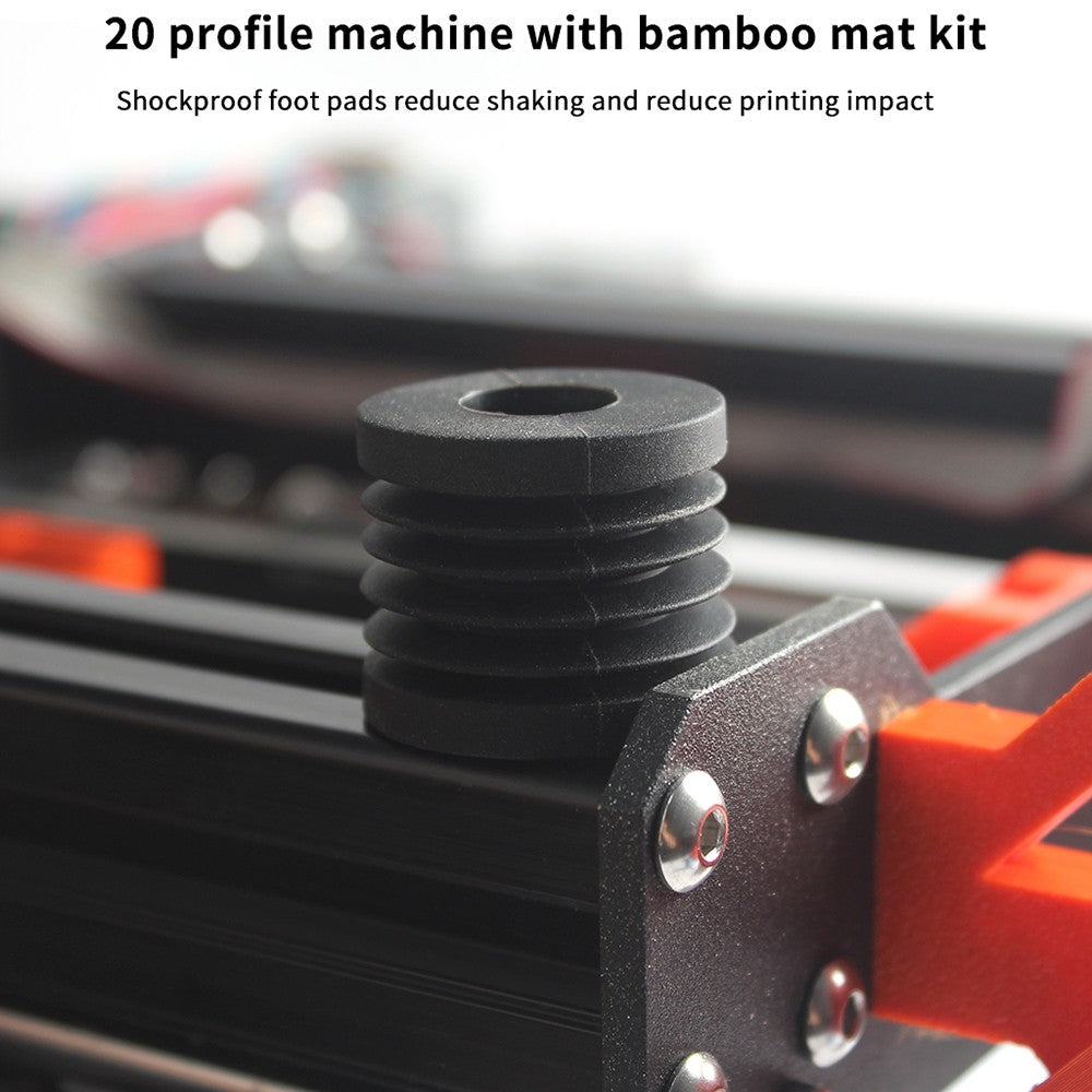FYSETC Anti Vibration Feet, with Isolation Column, for Bambu Lab P1/X1, Ender 3, Prusa i3, Voron