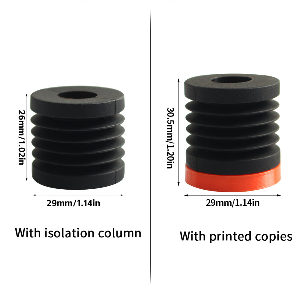 FYSETC Anti Vibration Feet, with Isolation Column, for Bambu Lab P1/X1, Ender 3, Prusa i3, Voron