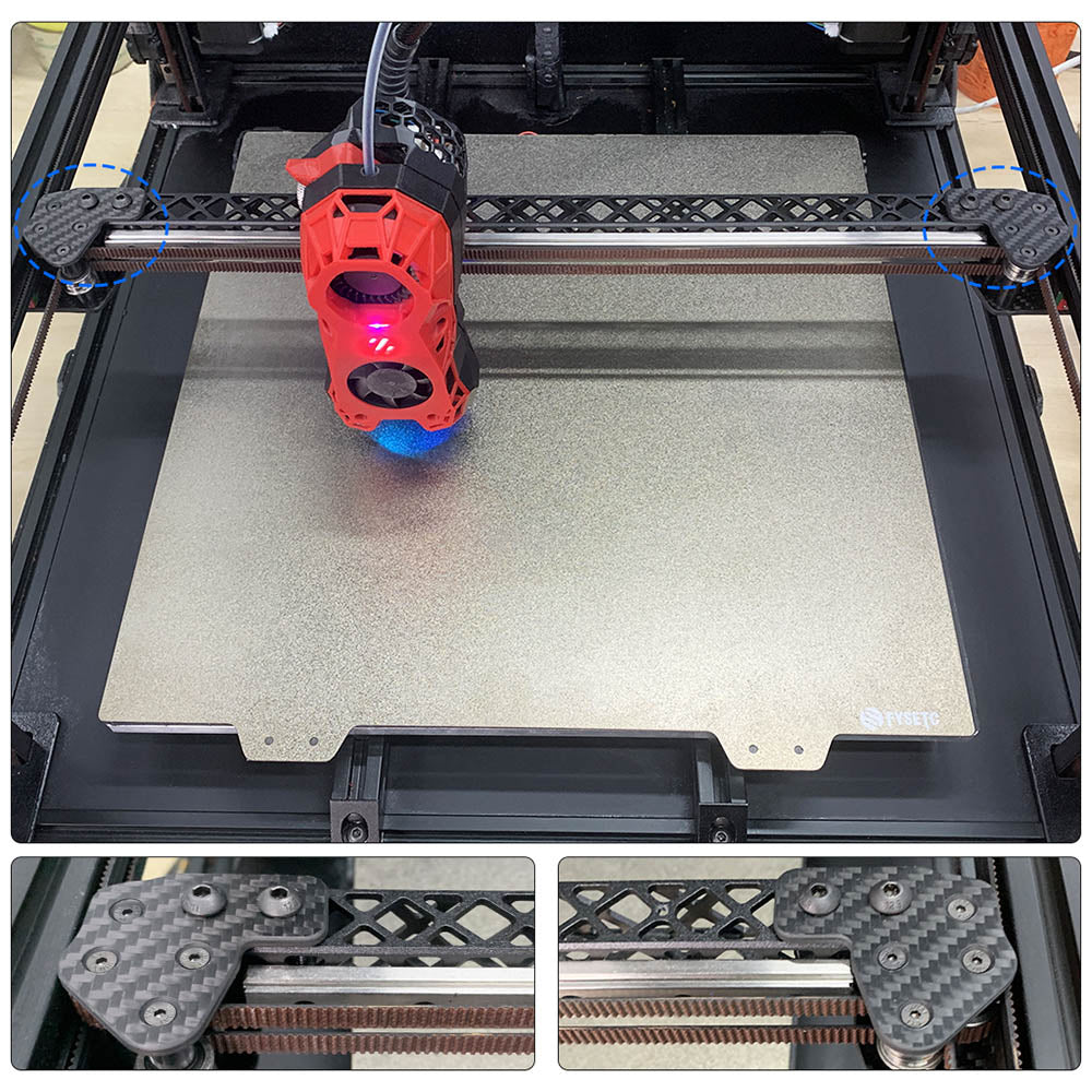 FYSETC Carbon Fiber XY Axis Joint Kit, for VORON 2.4 Trident 3D Printers