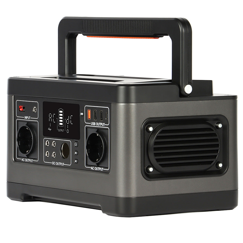 Flashfish P63 Portable Power Station, 520Wh/140400mAh Lithium Battery Solar Generator, 500W AC Output, 5xDC Ouputs, 4xUSB Outputs