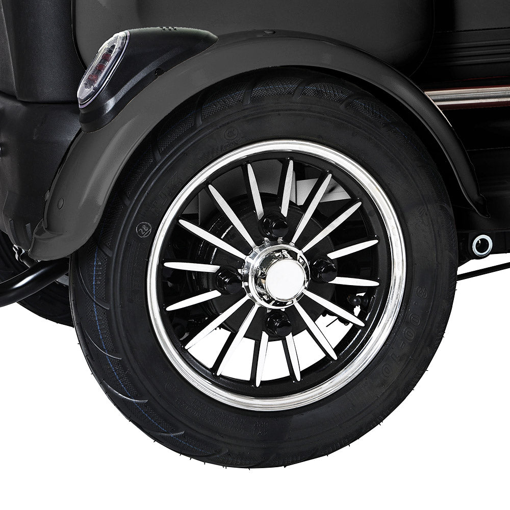 Freejoyer FV6 Electric Tricycle, 1000W Motor, 60V 20Ah Battery, 10*3 inch Tire, 25km/h Max Speed, 55km Range, Front Disc Brake & Rear Drum Brake, Hydraulic Front Fork - Black
