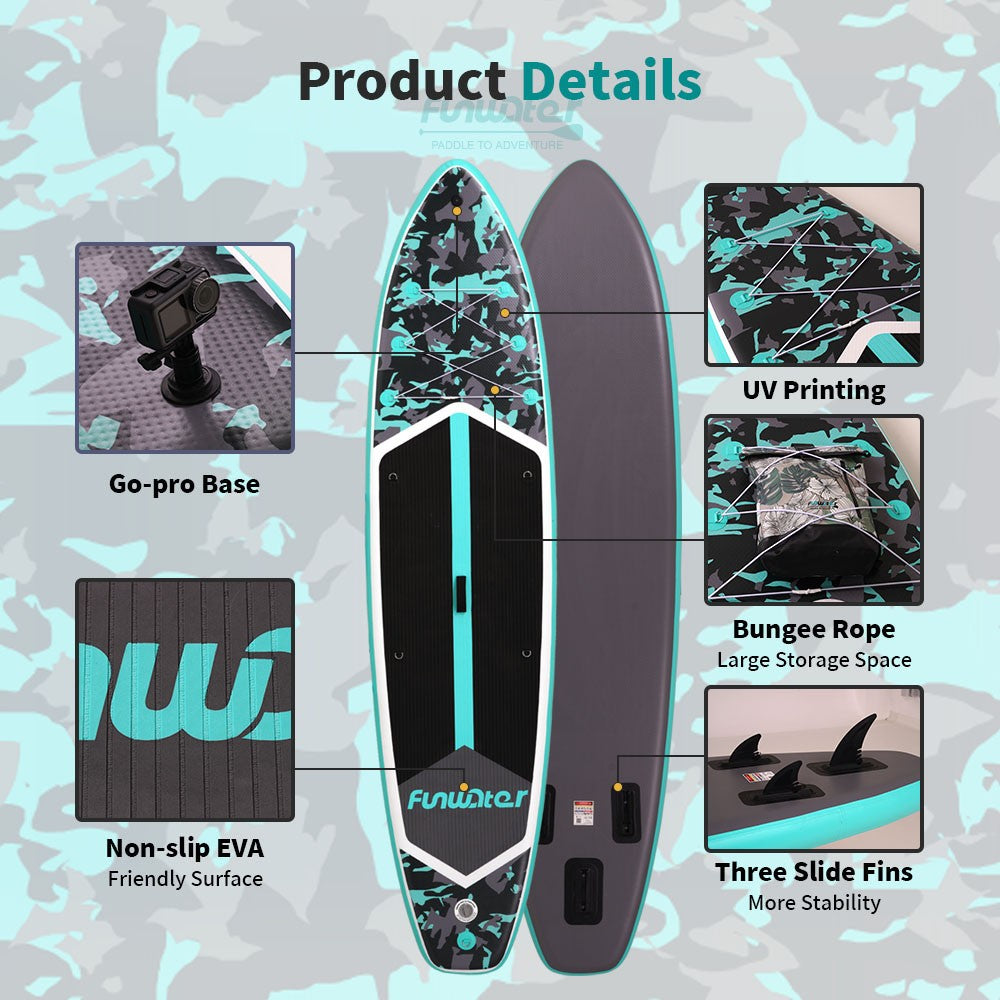FunWater SUPFW32C Stand Up Paddle Board 350*84*15cm