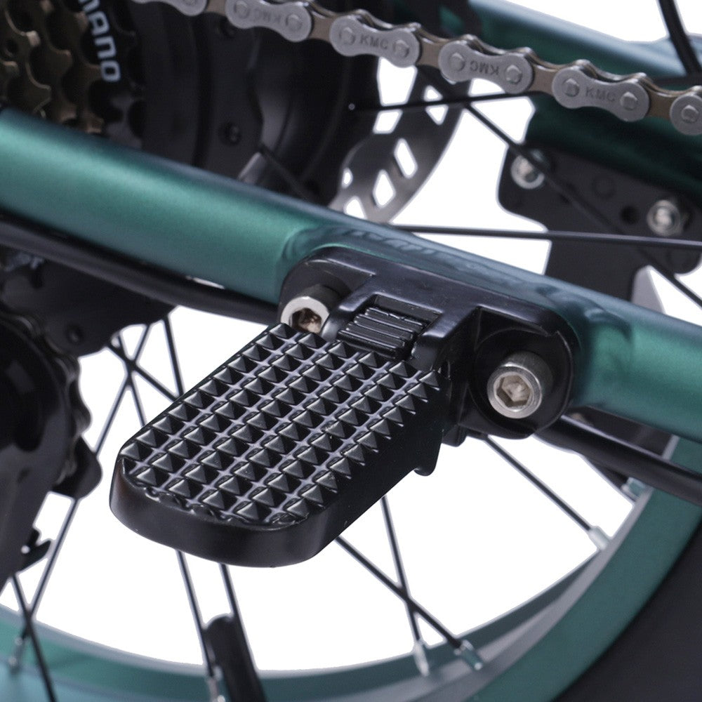 GOGOBEST GF750 Plus Electric Retro Bike 20*4.0 inch Fat Tires 1000W*2 Motor 50km/h Max Speed 48V 17.5Ah Battery Front and Rear Hydraulic Brakes Shimano 7-Speed Gears - Green