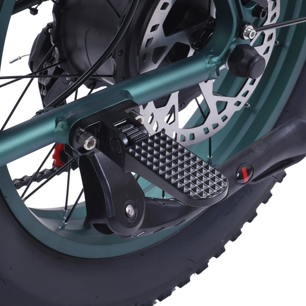 GOGOBEST GF750 Plus Electric Retro Bike 20*4.0 inch Fat Tires 1000W*2 Motor 50km/h Max Speed 48V 17.5Ah Battery Front and Rear Hydraulic Brakes Shimano 7-Speed Gears - Green