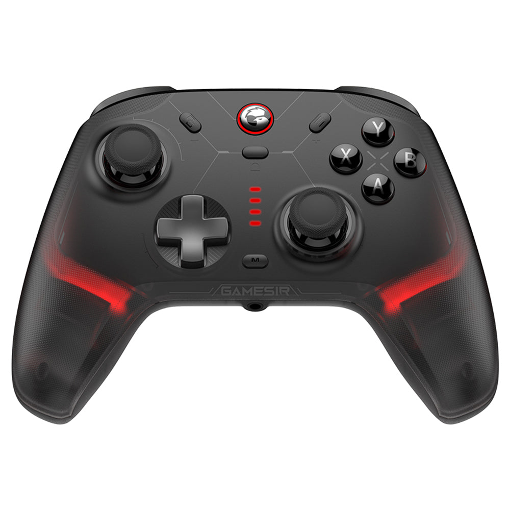 GameSir Cyclone 2 Game Controller with Charging Dock, Tri-mode Connection, Compatible with PC / Steam / Android / iOS / Switch, Mag-Res TMR Sticks, 3 Trigger Modes, Rumble Motors, RGB Lights - Black, Bundle Edition
