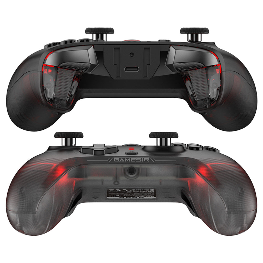 GameSir Cyclone 2 Game Controller with Charging Dock, Tri-mode Connection, Compatible with PC / Steam / Android / iOS / Switch, Mag-Res TMR Sticks, 3 Trigger Modes, Rumble Motors, RGB Lights - Black, Bundle Edition