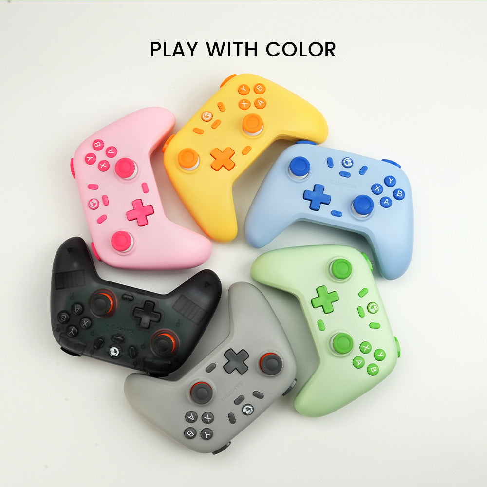 GameSir Nova Lite Wireless Game Controller, Tri-mode Connection, Compatible with PC / Steam / Android / iOS / Switch - Green