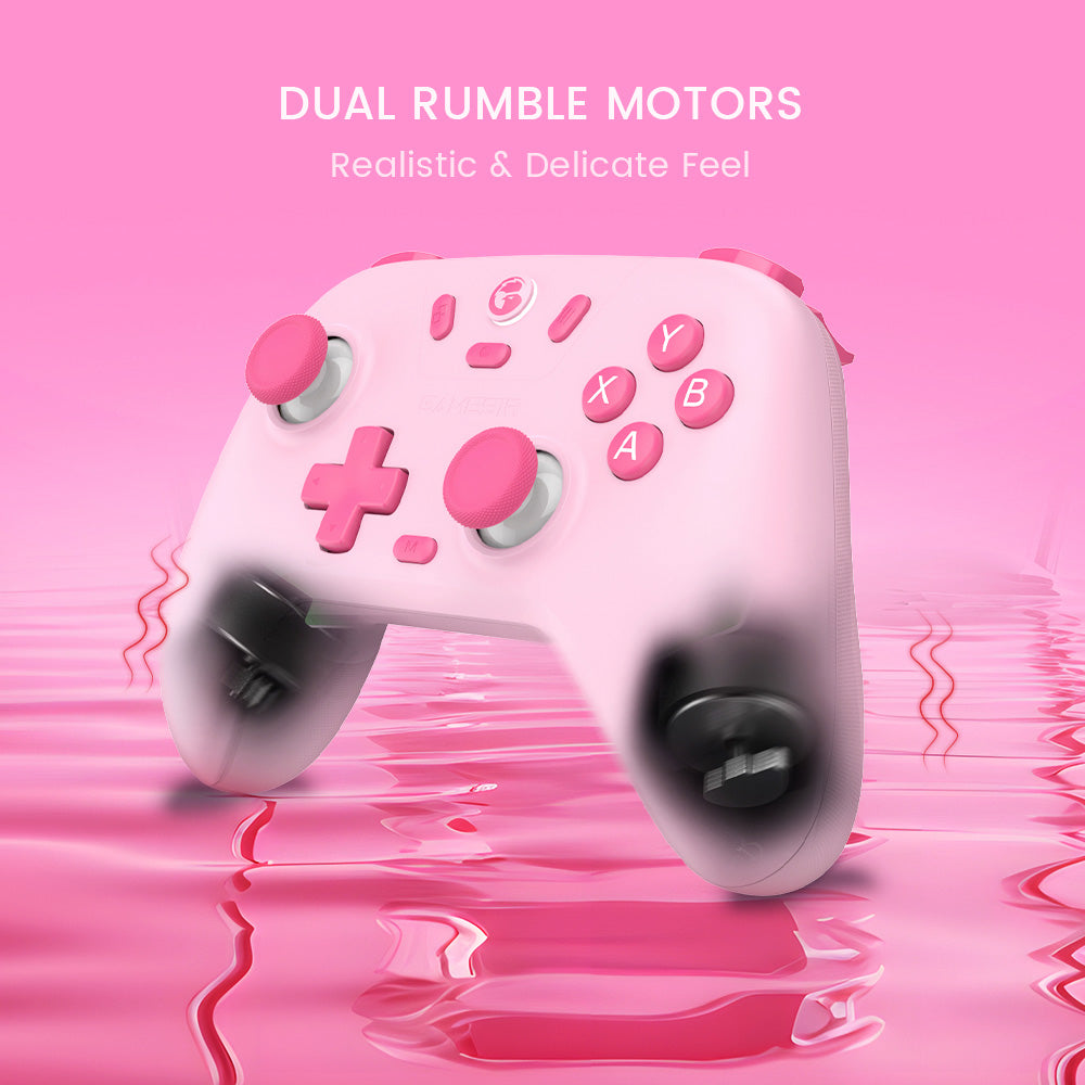 GameSir Nova Lite Wireless Game Controller, Tri-mode Connection, Compatible with PC / Steam / Android / iOS / Switch - Green