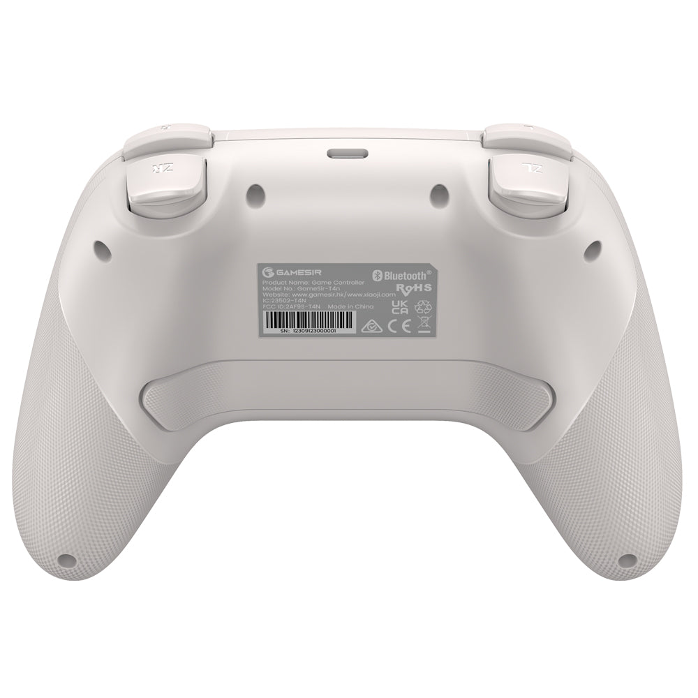 GameSir Nova HD Rumble NS Controller, RGB Lights, Tri-mode Connection, Compatible with Switch, PC, iOS, Android and Steam Deck - White