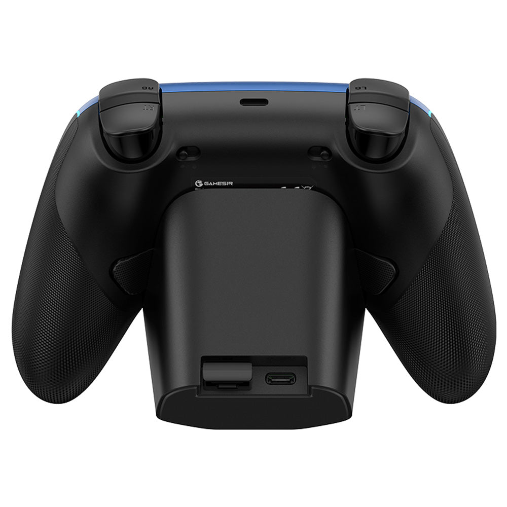 GameSir Super Nova Gaming Controller, Hall Effect Stick & Trigger, Detachable Faceplate, RGB Lighting, Compatible with PC / Android / iOS / Switch - Blue