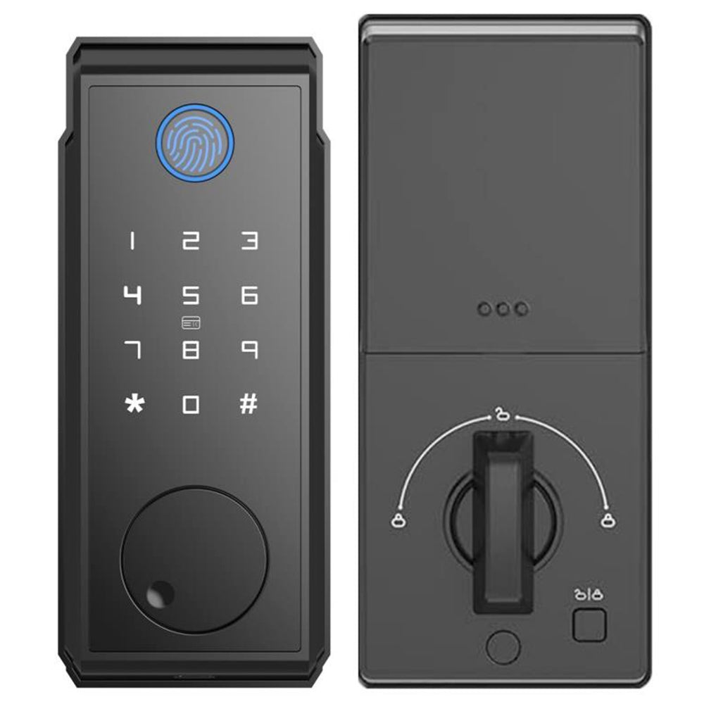 Geekbes JD-D06 Smart Deadbolt Lock, Auto-Lock, Fingerprint Password IC Card WiFi Remote Unlocking