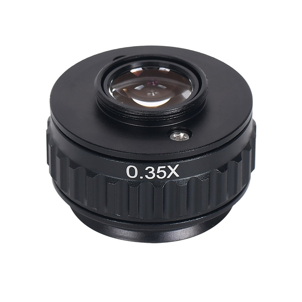 HAYEAR 0.35X C-Mount Lens Adapter, Microscope Camera Connector, Focus Adjustable, Trinocular Stereo Micro