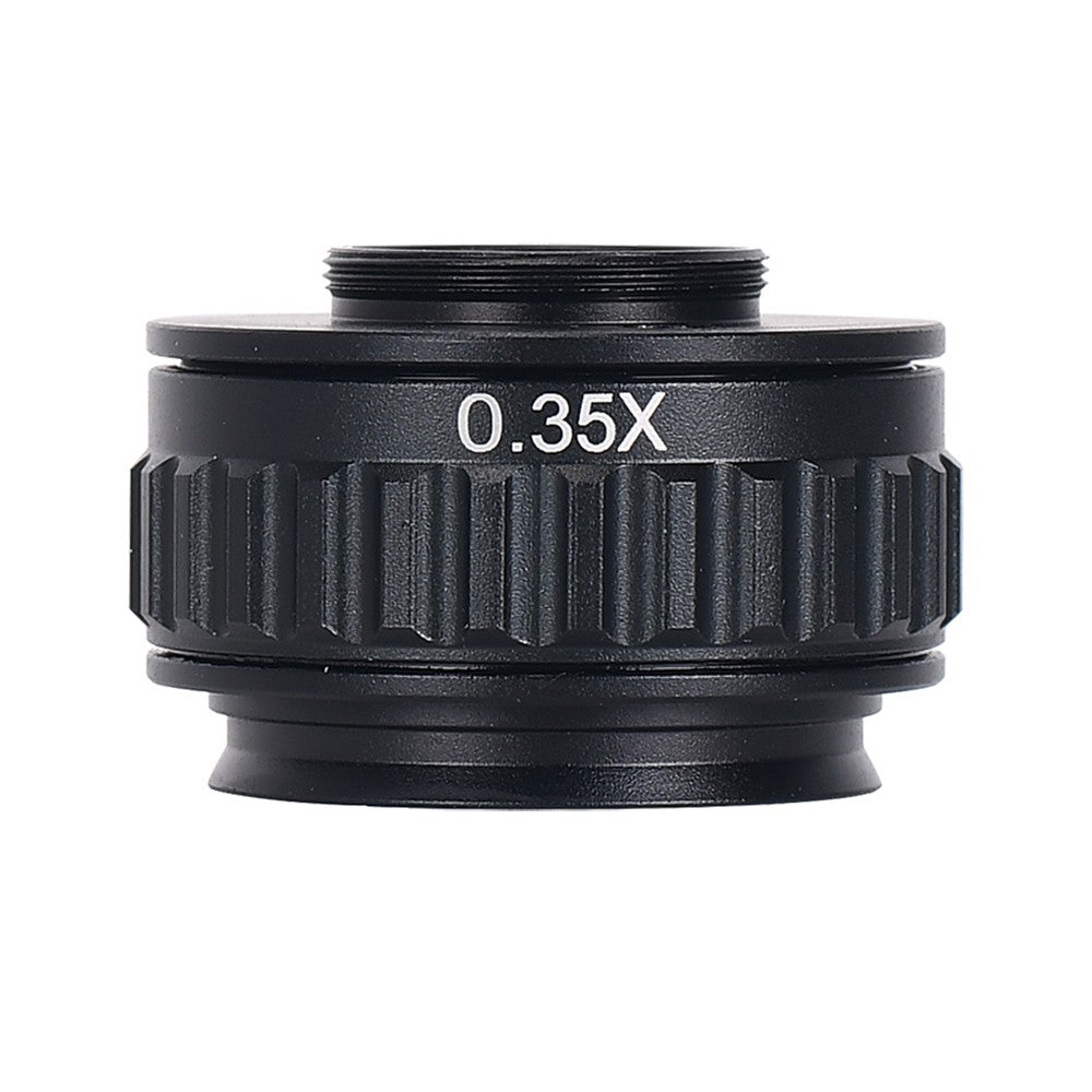 HAYEAR 0.35X C-Mount Lens Adapter, Microscope Camera Connector, Focus Adjustable, Trinocular Stereo Micro