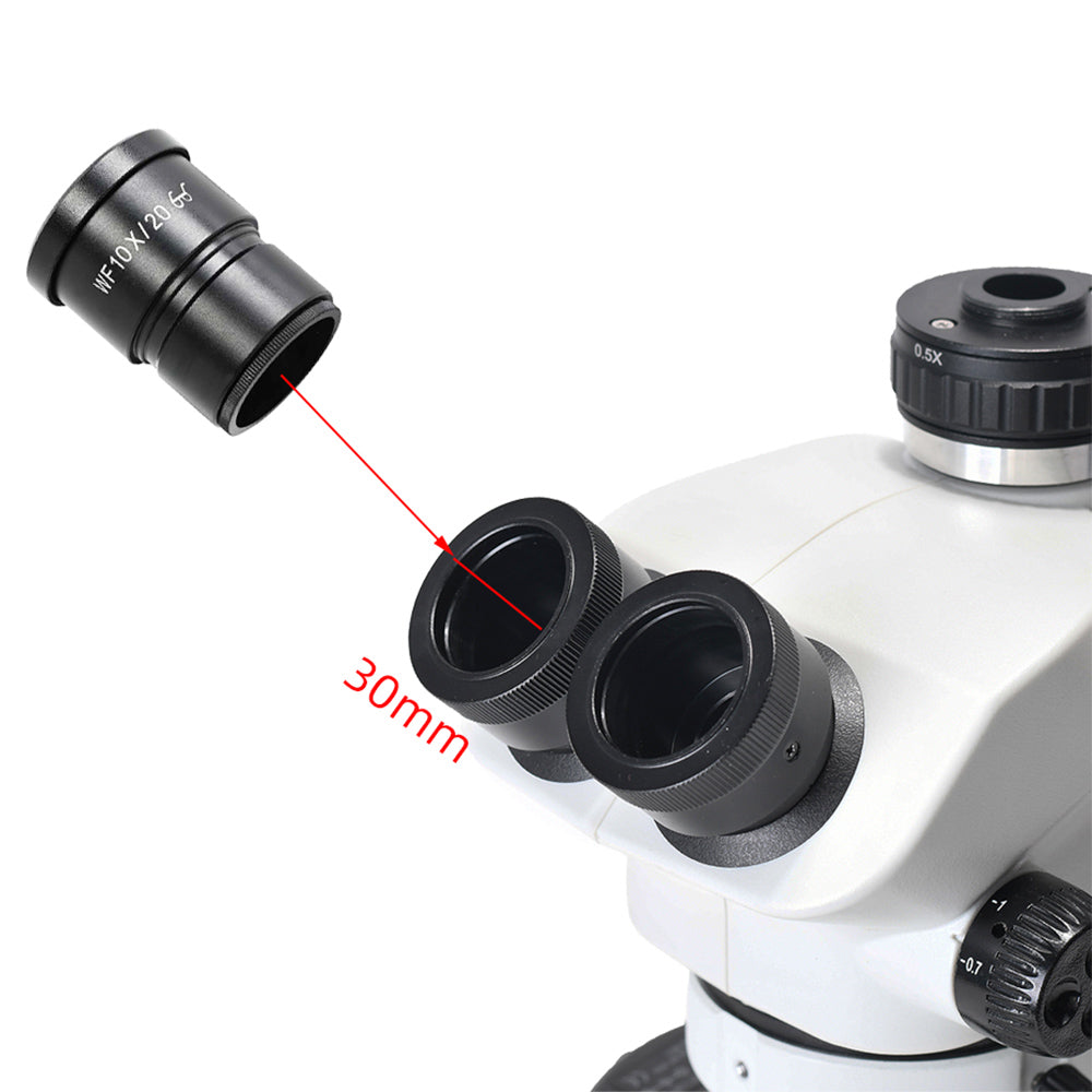 HAYEAR 30mm WF10X/20 Microscope Eyepiece Industrial Camera Lens