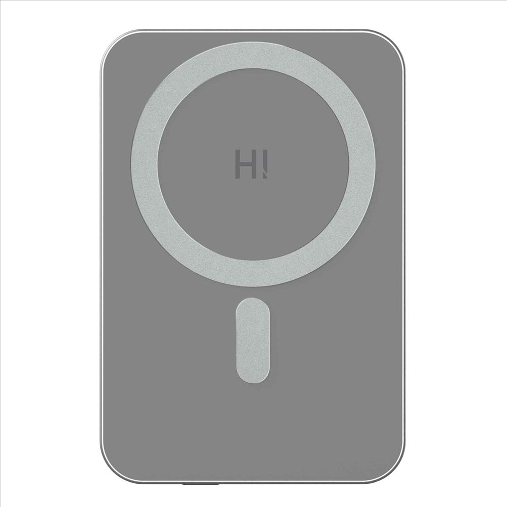 HINOVO MB1-10000 Wireless Portable Charger 10000mAh Magnetic Power Bank Wireless Magnetic Juice Battery Pack, Compatible with MagSafe Magnetic Phone Case, Wireless Charging Battery Pack for iPhone 14/13/12 Series Fast-Charging Ultra Slim & Light