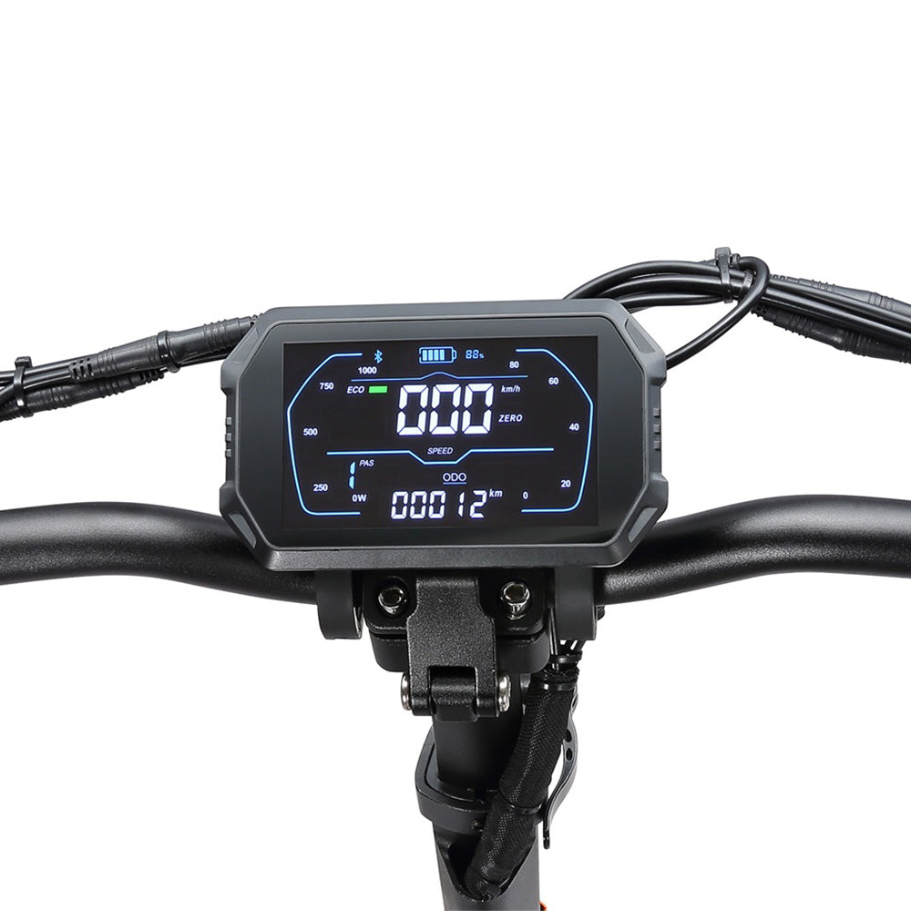Halo Knight T102 Electric Scooter, 1200W Motor, 52V 21Ah Battery, 10 inch Tires, 50km/h Max Speed, 45km Range, Dual Disc Brakes, Dual Suspensions