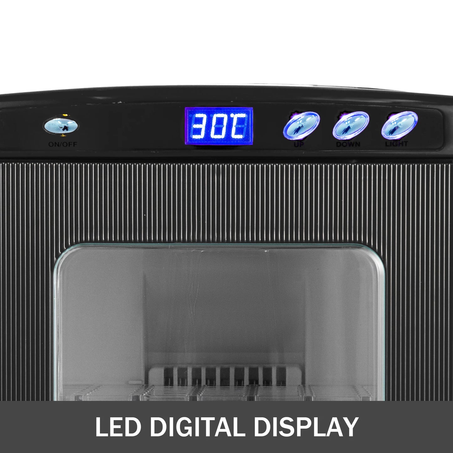 VEVOR 25L Reptile Incubator Digital Egg Incubator Scientific Lab Incubator Cooling and Heating 5-60°C Work for Small Reptiles