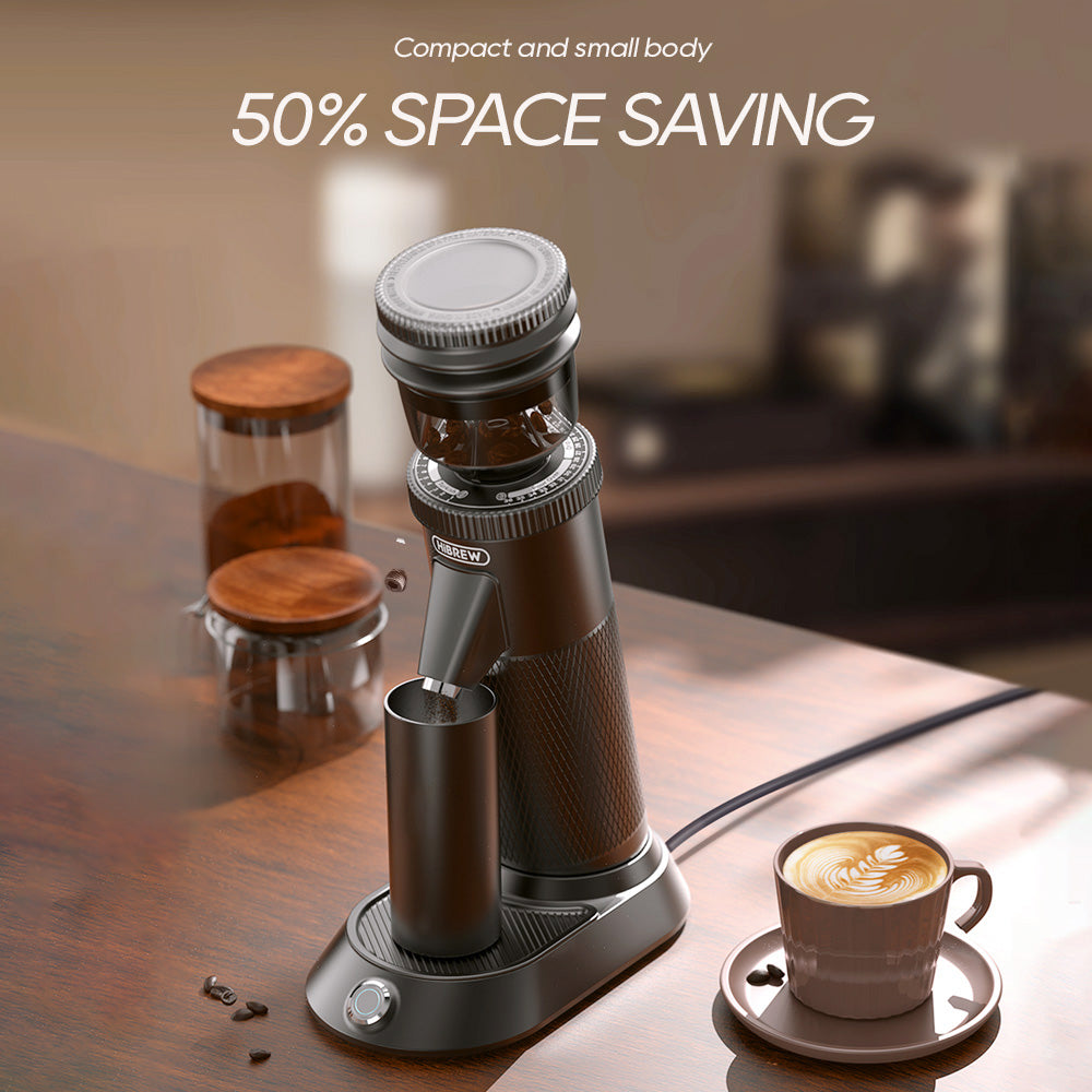 HiBREW G5 Electric Coffee Grinder, 48mm Conical Burr, 36 Gears Grinding Adjustable, for Espresso/Turkish/Pour Over/Mocca/Drip Coffee