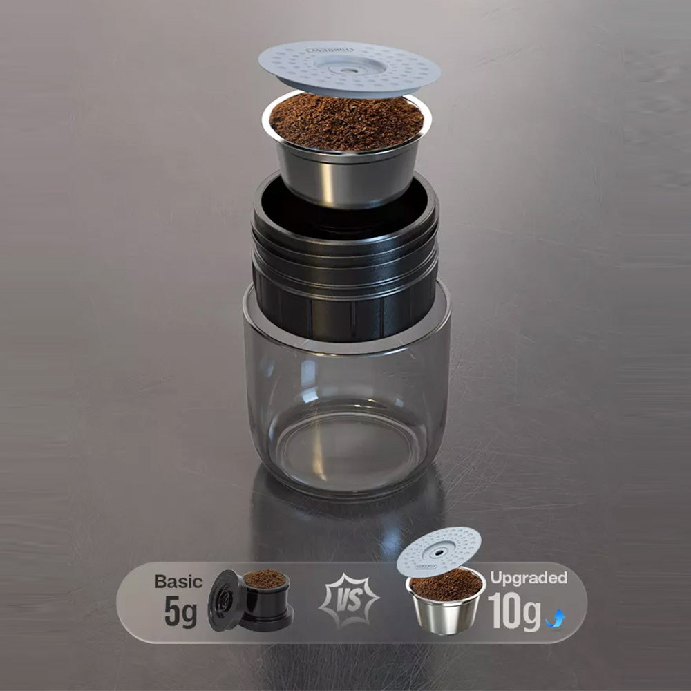 HiBREW H4A 80W Portable 3-in-1 Expresso Coffee Maker with Gift Box for Car & Home